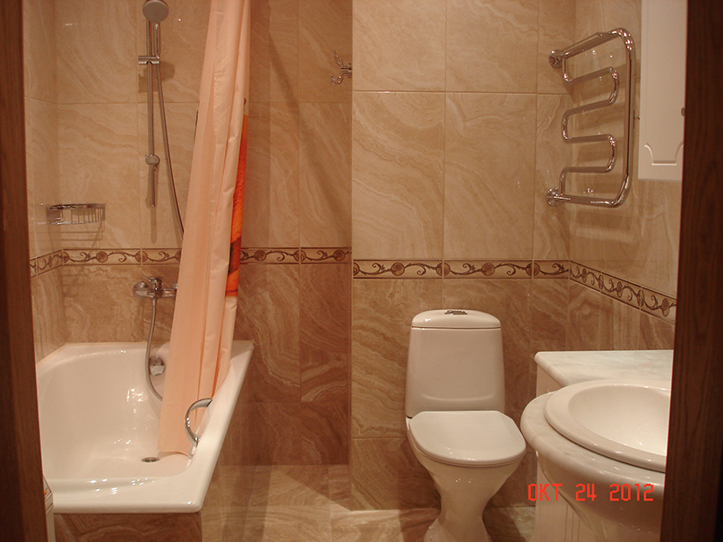 Ремонт и отделка ванной комнаты и туалета недорого